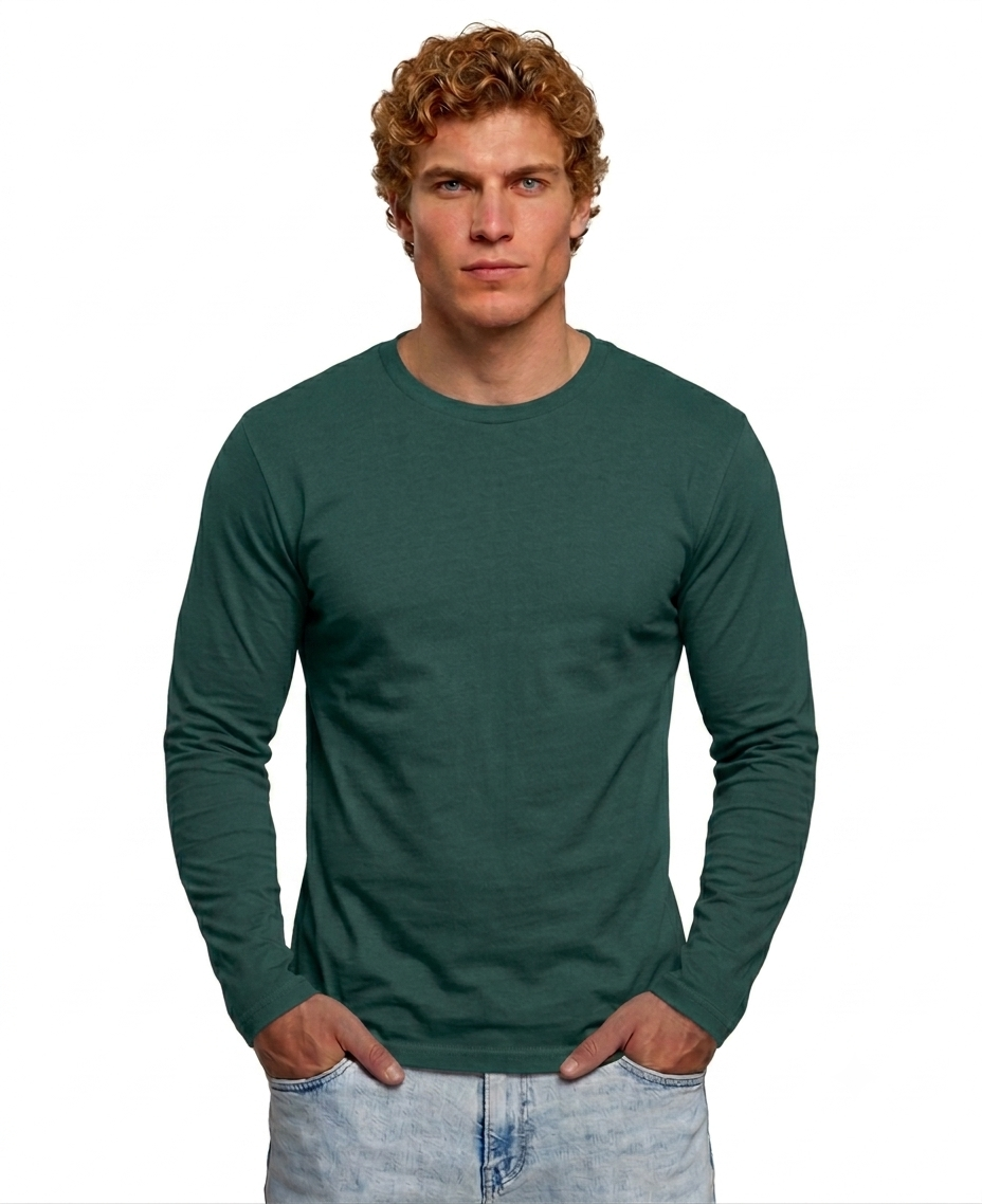 Next Level Men's Cotton Long Sleeve Crew (N3601)