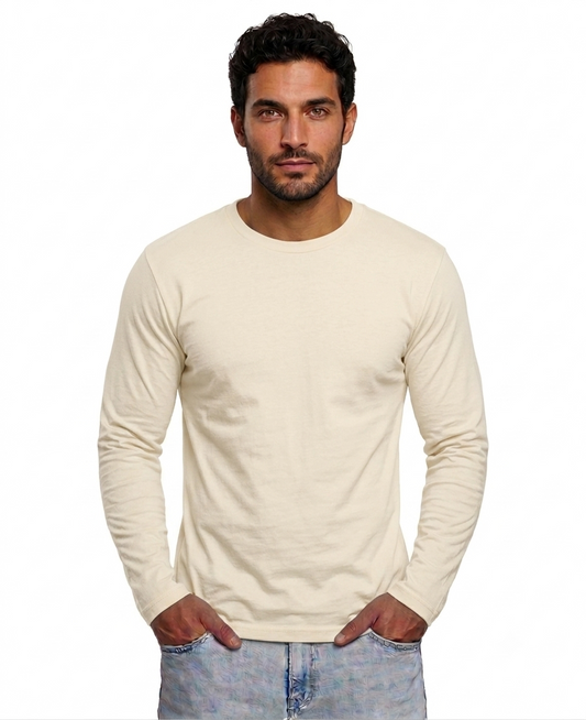 Next Level Men's Cotton Long Sleeve Crew (N3601)