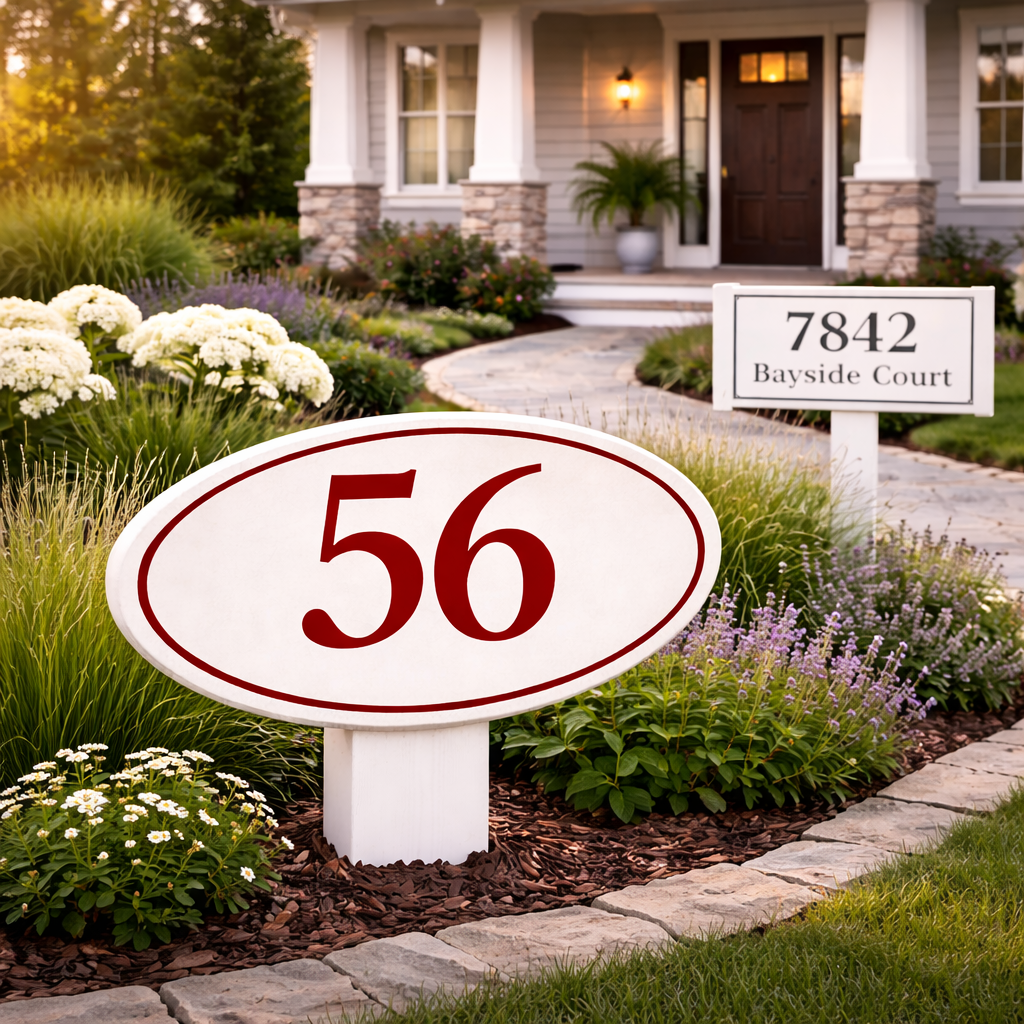 Custom PVC House Signs