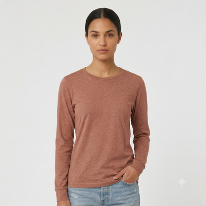 Bella + Canvas Unisex Jersey Long Sleeve T-Shirt 3501CVC