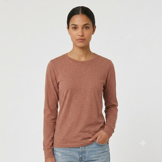 Bella + Canvas Unisex Jersey Long Sleeve T-Shirt 3501CVC