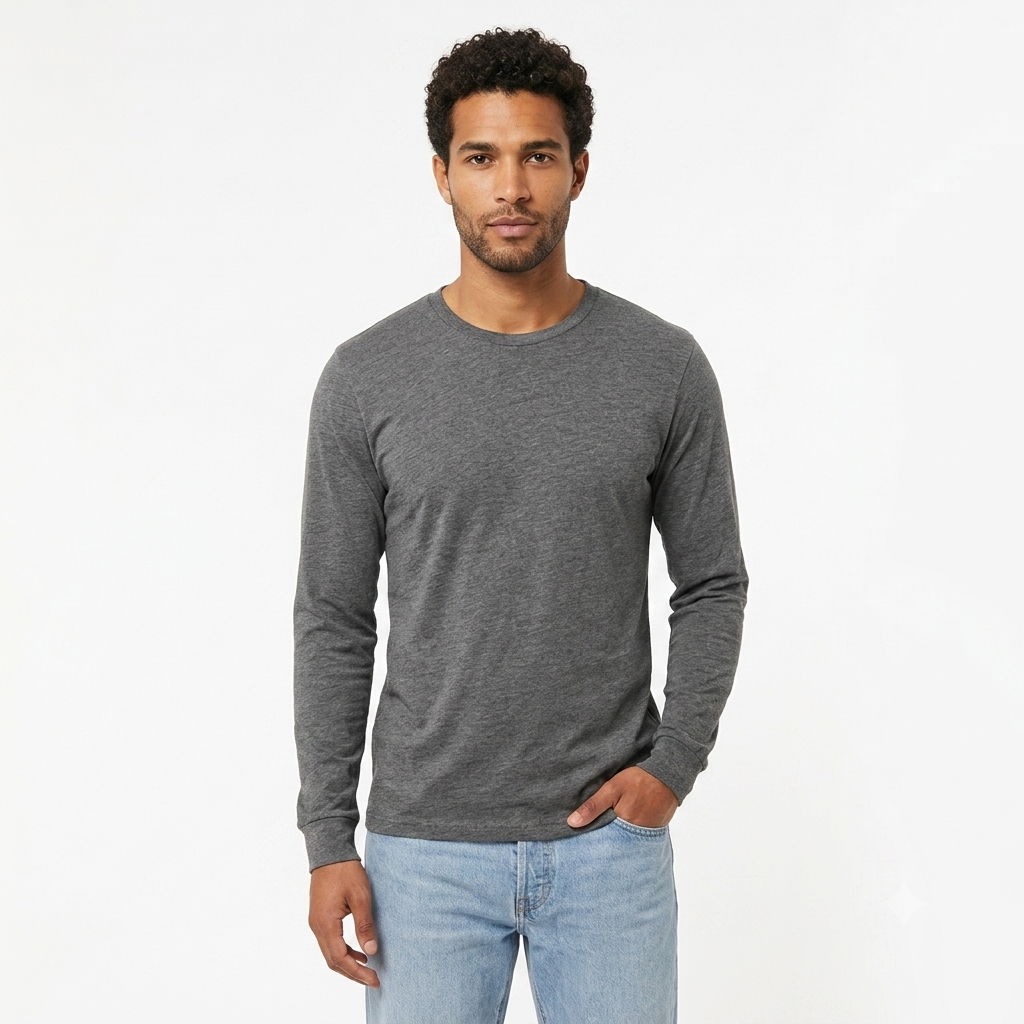 Bella + Canvas Unisex Jersey Long Sleeve T-Shirt 3501CVC