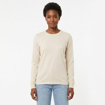 Bella + Canvas Unisex Jersey Long Sleeve T-Shirt 3501CVC