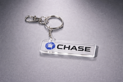Custom Acrylic logo Keychain