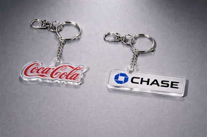 Custom Acrylic logo Keychain