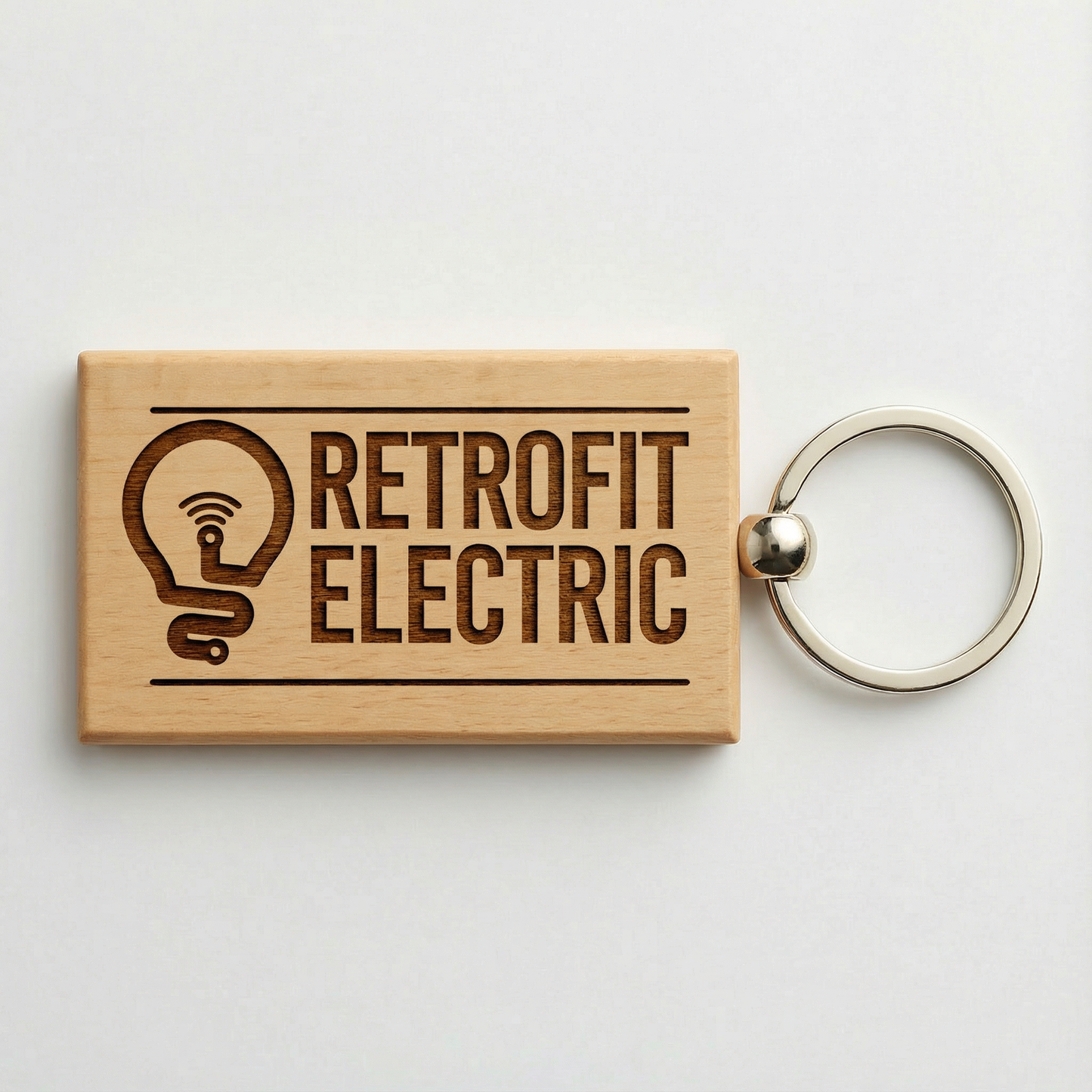 Premium Custom Wooden Keychain | Branded Promotional Keychains