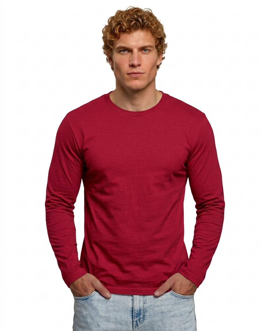 Next Level Men's Cotton Long Sleeve Crew (N3601)