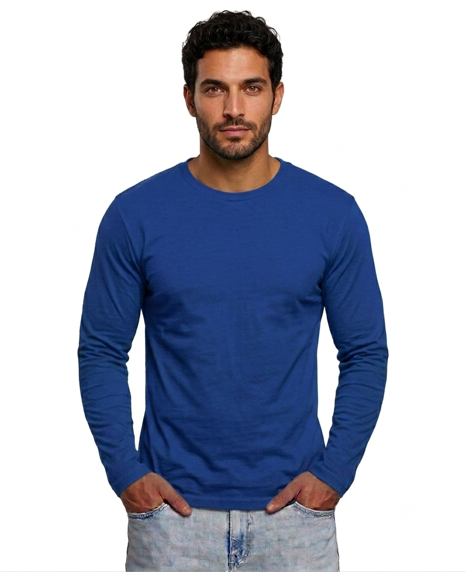 Next Level Men's Cotton Long Sleeve Crew (N3601)