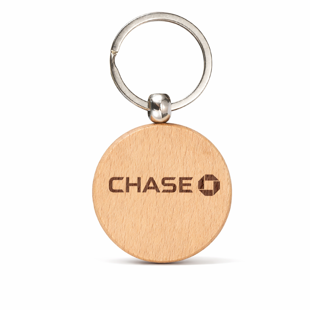 Premium Custom Wooden Keychain | Branded Promotional Keychains