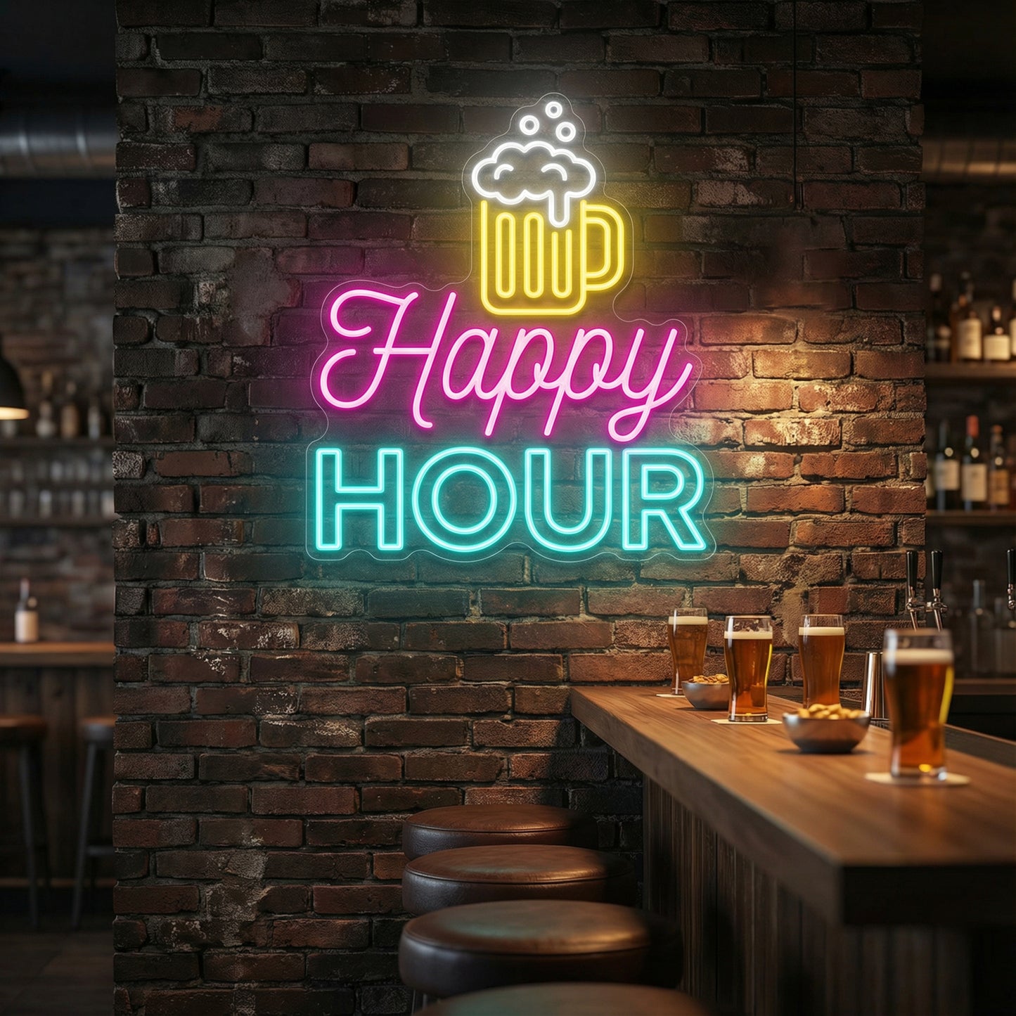 Custom LED Neon Logo on Acrylic