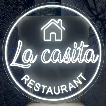 Custom LED Neon Logo on Acrylic