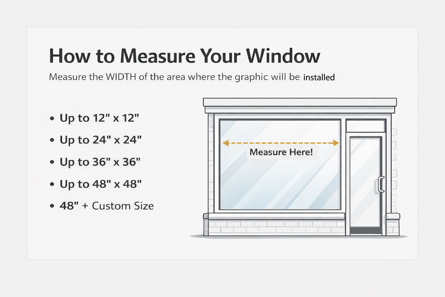 Window Vinyl Signs & Decals