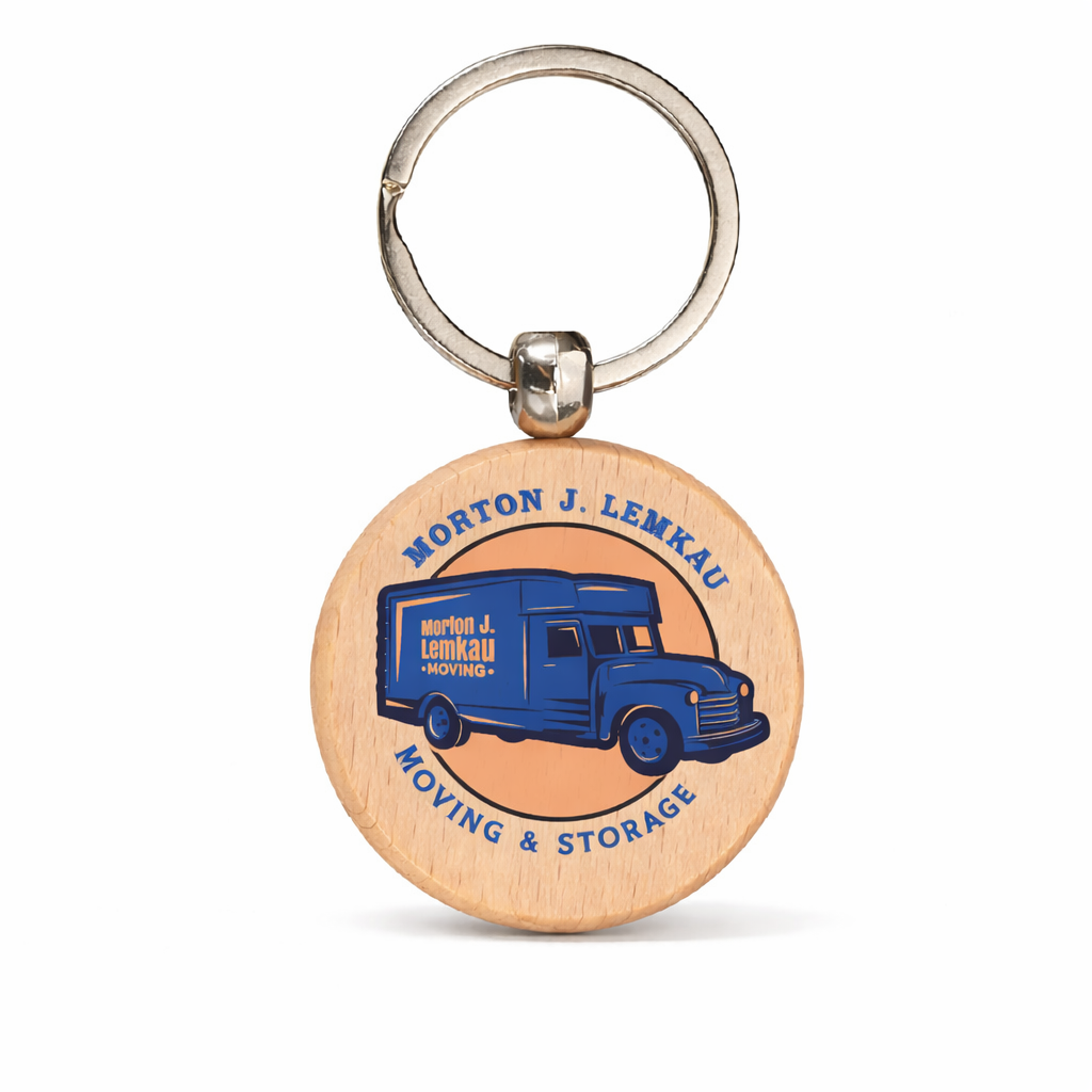 Premium Custom Wooden Keychain | Branded Promotional Keychains