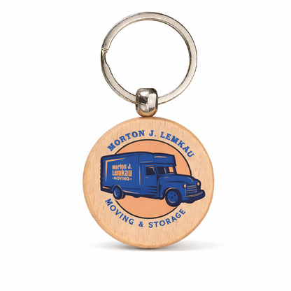 Premium Custom Wooden Keychain | Branded Promotional Keychains