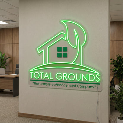 Custom LED Neon Logo on Acrylic