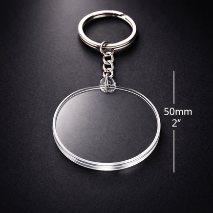 Custom Acrylic logo Keychain