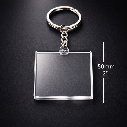 Custom Acrylic logo Keychain